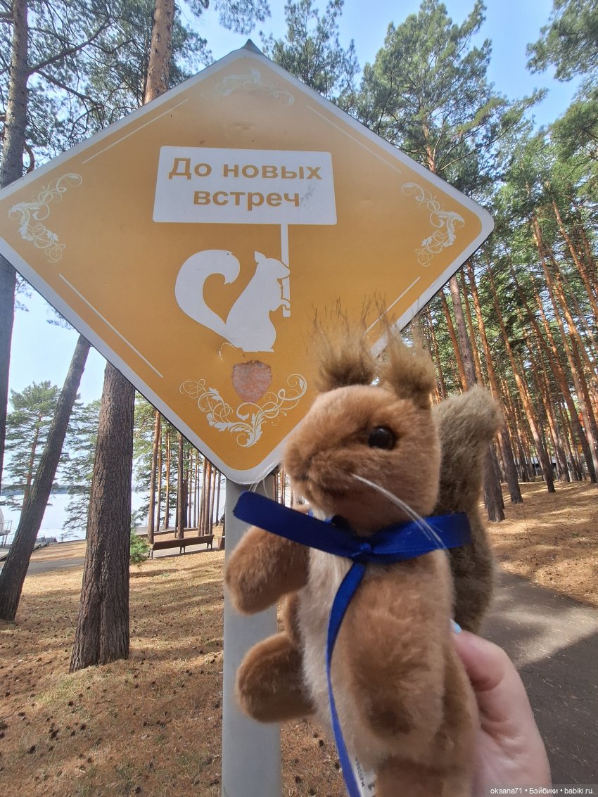 Хитрули и белочки на прогулке в парке