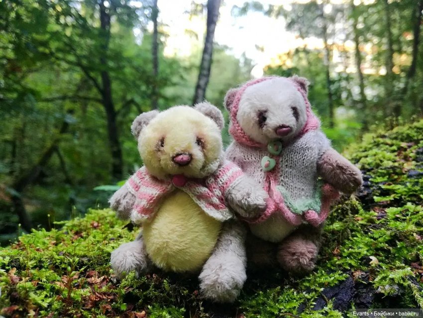 Сахарок и Зефирка — Авторские мишки Тедди и друзья: фото (фото 6)