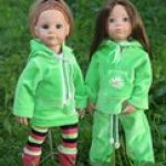 На пороге осени...  - яркие летние краски! Новая одежда для моих девчонок Gotz