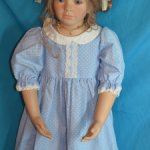 Платье для куклы ростом 75-80