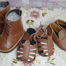 Обувь для кукольных мальчиков (10 см по подошве)