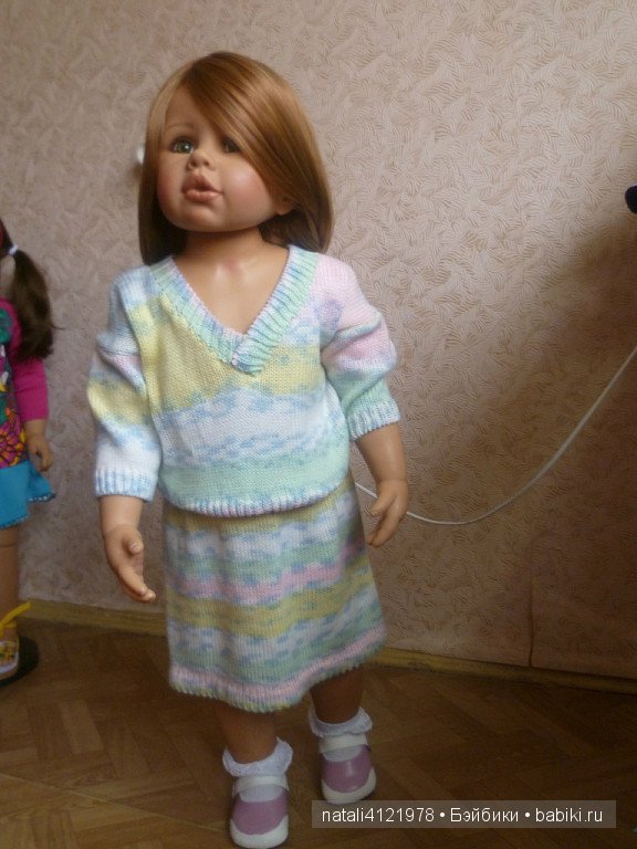 Мои творения, вязаные для кукол