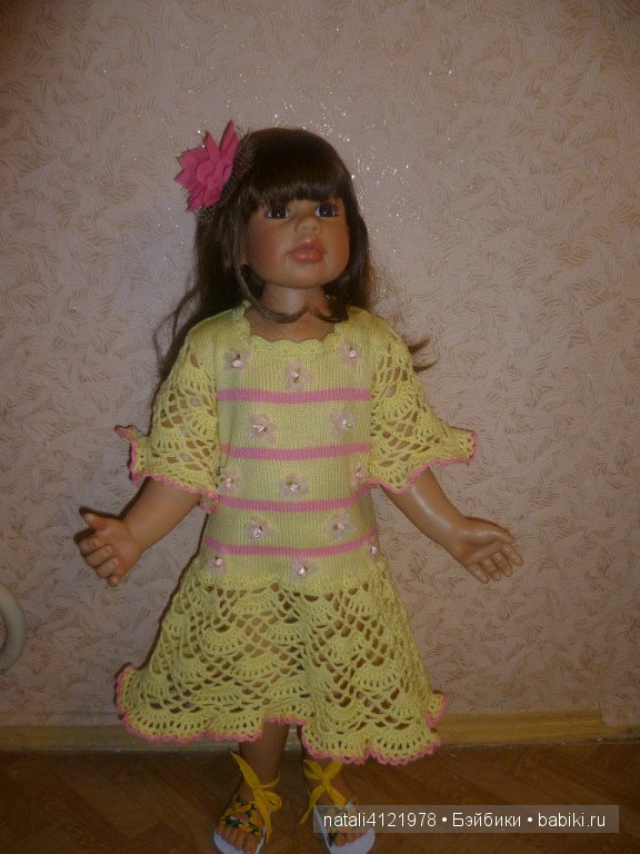 Мои творения, вязаные для кукол