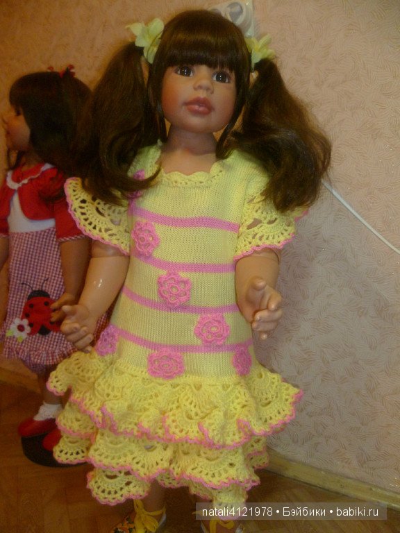 Мои творения, вязаные для кукол