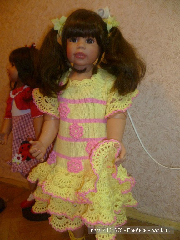 Мои творения, вязаные для кукол