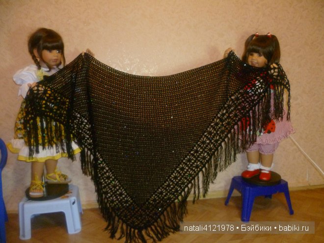 Мои творения, вязаные для кукол