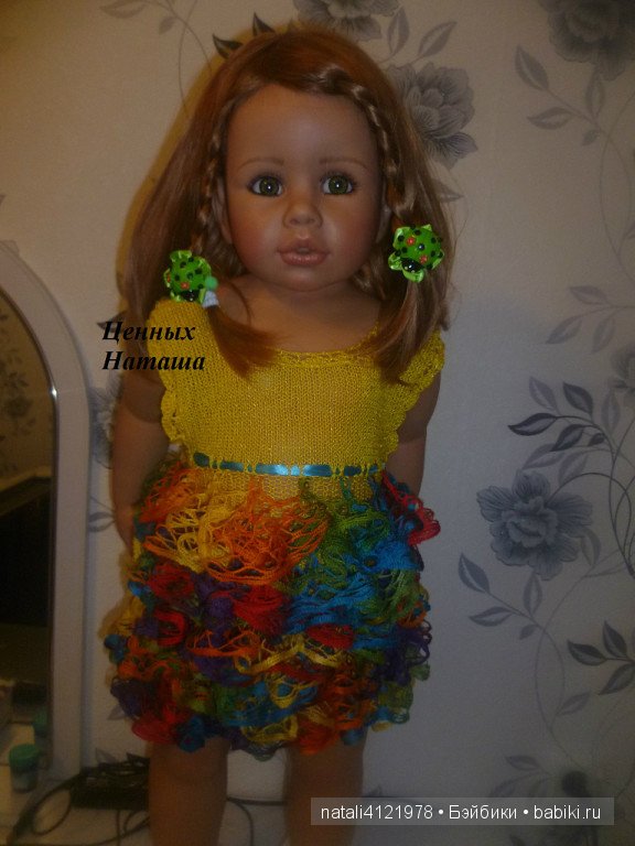 Мои творения, вязаные для кукол