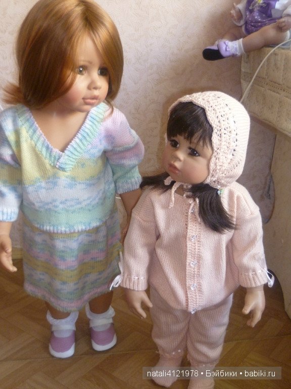 Мои творения, вязаные для кукол