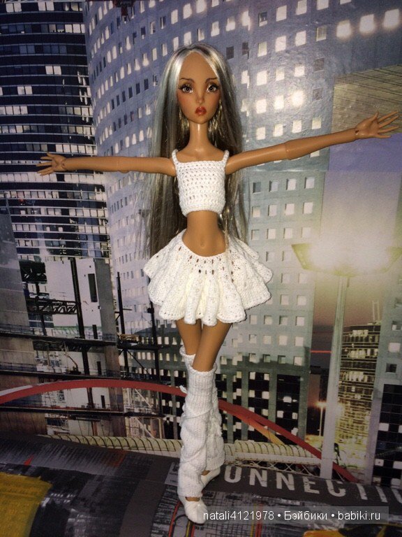 Лиза и белоснежный летний наряд (фото 5)