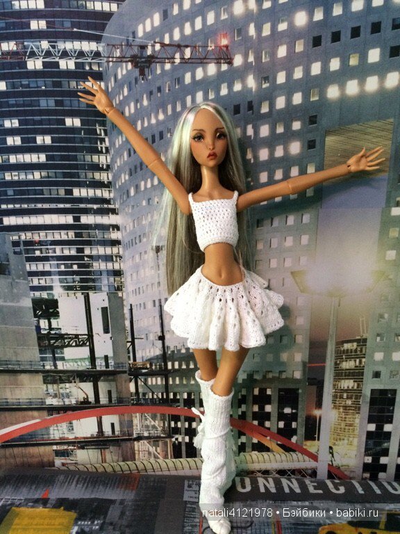 Лиза и белоснежный летний наряд (фото 6)