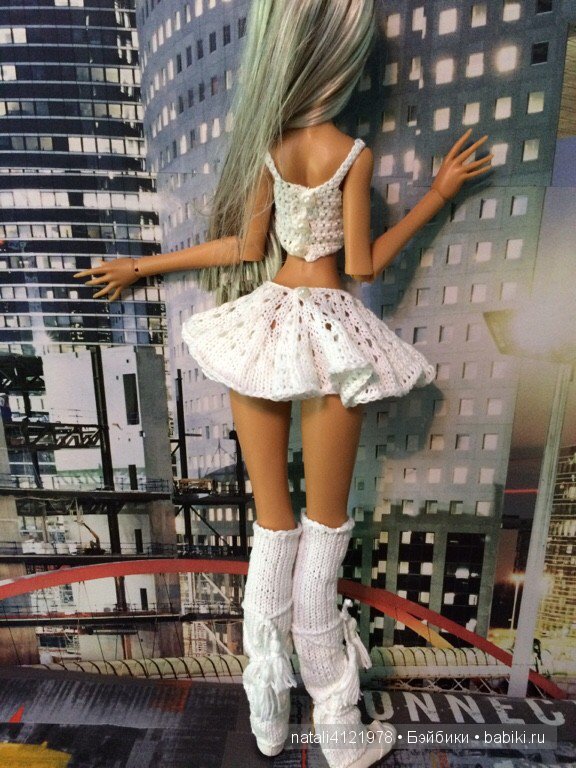 Лиза и белоснежный летний наряд (фото 4)