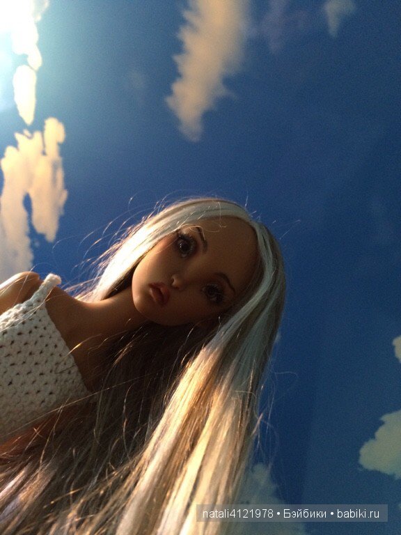 Лиза и белоснежный летний наряд (фото 9)