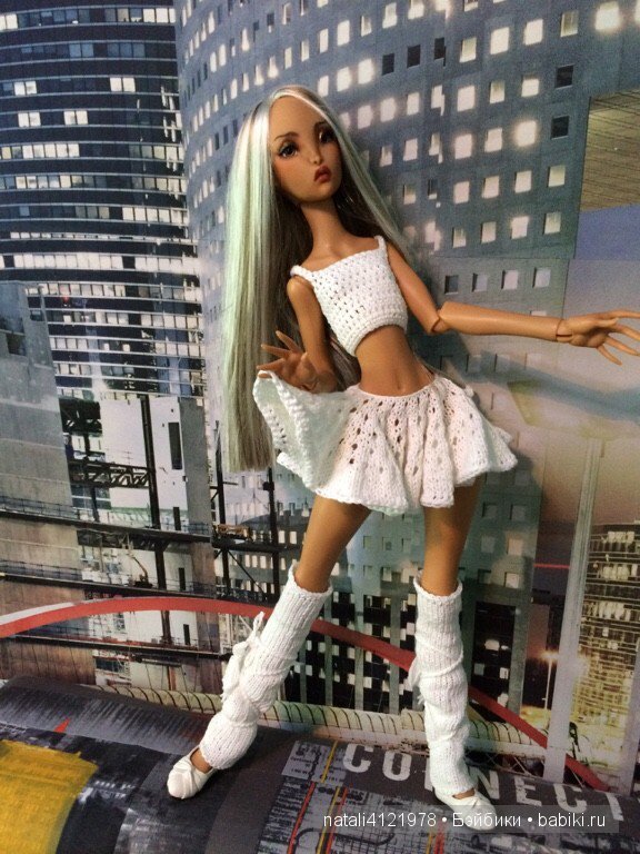 Лиза и белоснежный летний наряд (фото 7)