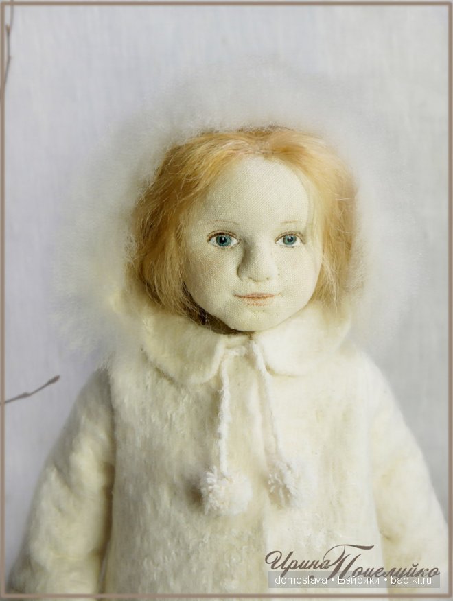 Настенька. Авторская текстильная кукла Ирины Поцелуйко (фото 2)