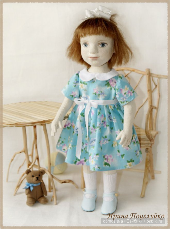 Портретная кукла "Таня", 2012г., 34см. Портретная кукла "Таня", 2012г., 34см.