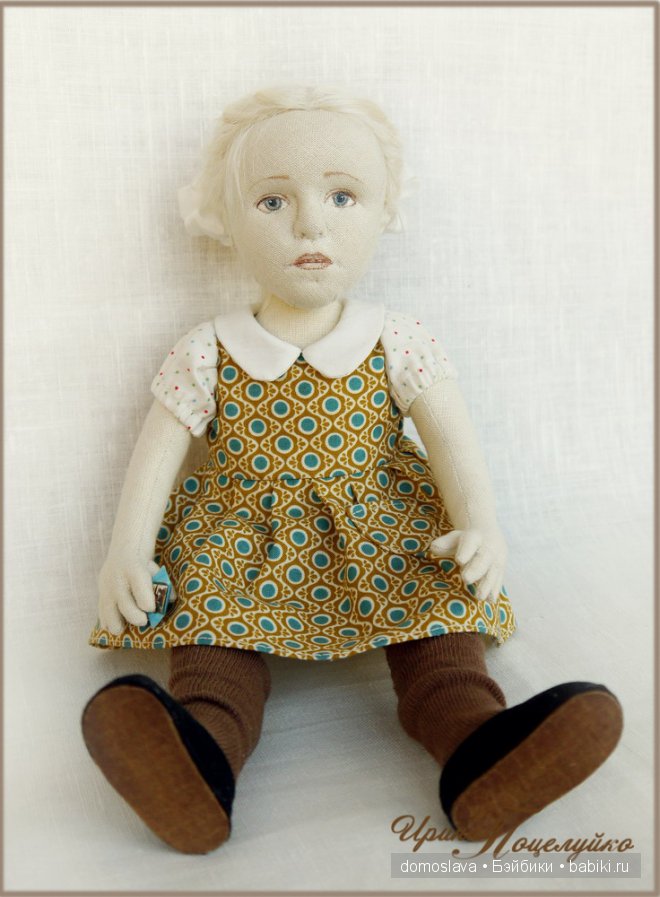 Портретная кукла "Светочка", 2012г., 34см. Портретная кукла "Светочка", 2012г., 34см.