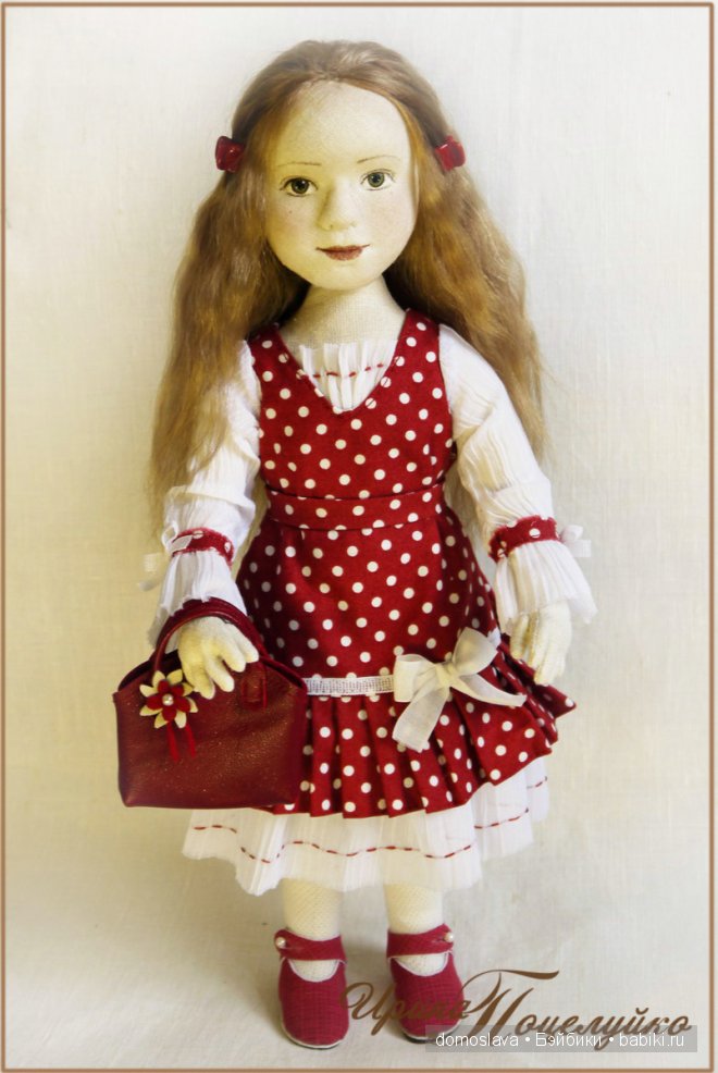 Саша. Авторская текстильная кукла Ирины Поцелуйко