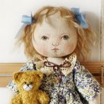 Текстильные авторские куклы-малышки Ирины Поцелуйко