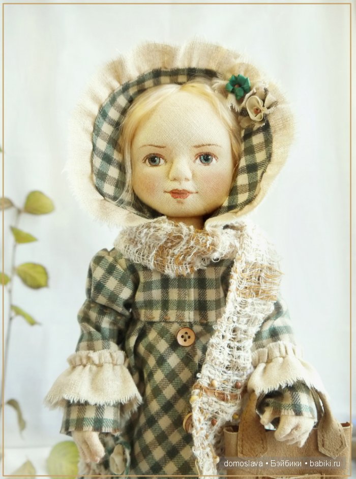 Даша - новая текстильная кукла Ирины Поцелуйко (фото 4)