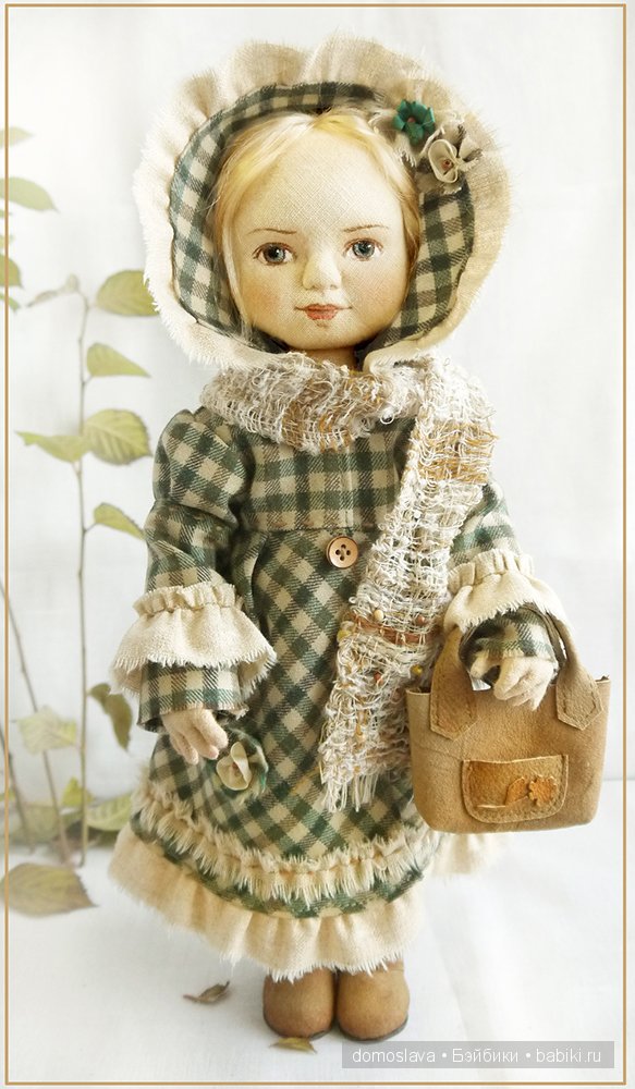 Даша - новая текстильная кукла Ирины Поцелуйко (фото 3)
