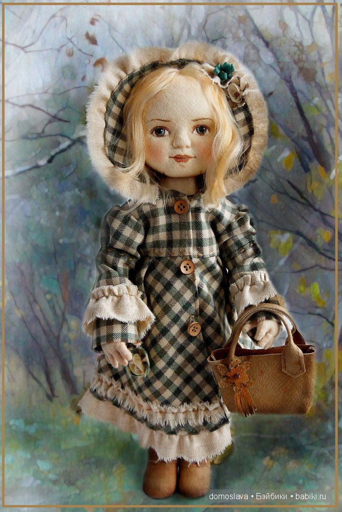Даша - новая текстильная кукла Ирины Поцелуйко (фото 2)