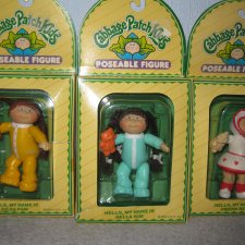 Винтажные фигурки мини-капустки новые в упаковке 1984г