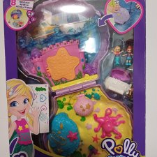 Сумка-ракушка  с секретами Polly Pocket   с микро-куклами и аксессуарами