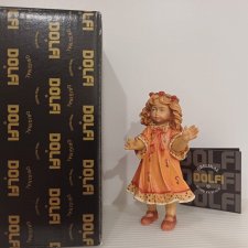 Деревянная коллекционная фигурка девочки ЕIenа от итальянской фабрики Dolfi
