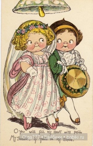 Грейс Джебби (Grace Gebbie Wiederseim). Бумажные куклы Долли Дингл (Dolly Dingle dolls)