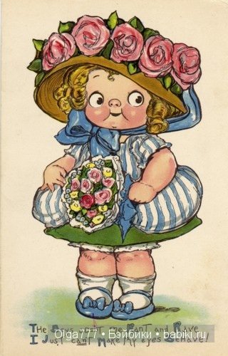 Грейс Джебби (Grace Gebbie Wiederseim). Бумажные куклы Долли Дингл (Dolly Dingle dolls)