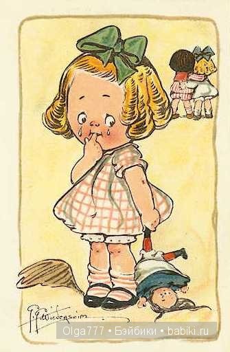 Грейс Джебби (Grace Gebbie Wiederseim). Бумажные куклы Долли Дингл (Dolly Dingle dolls)
