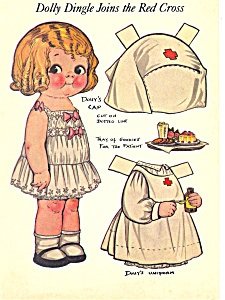 Грейс Джебби (Grace Gebbie Wiederseim). Бумажные куклы Долли Дингл (Dolly Dingle dolls)