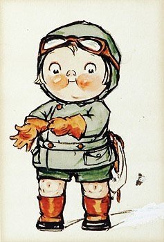 Грейс Джебби (Grace Gebbie Wiederseim). Бумажные куклы Долли Дингл (Dolly Dingle dolls)