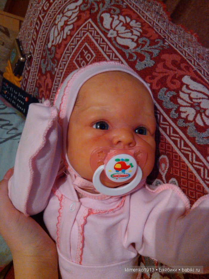 Моя куколка реборн Евочка