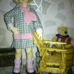 Стул и табуретка для куклы БЖД из прищепок