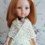 Платье с аксессуарами для куклы Паола Рейна