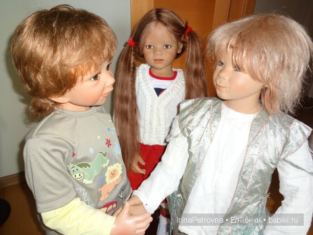 Мужское рукопожатие. Встреча мальчишек: Аскари - А.Химштедт и Доминик - М.Левениг