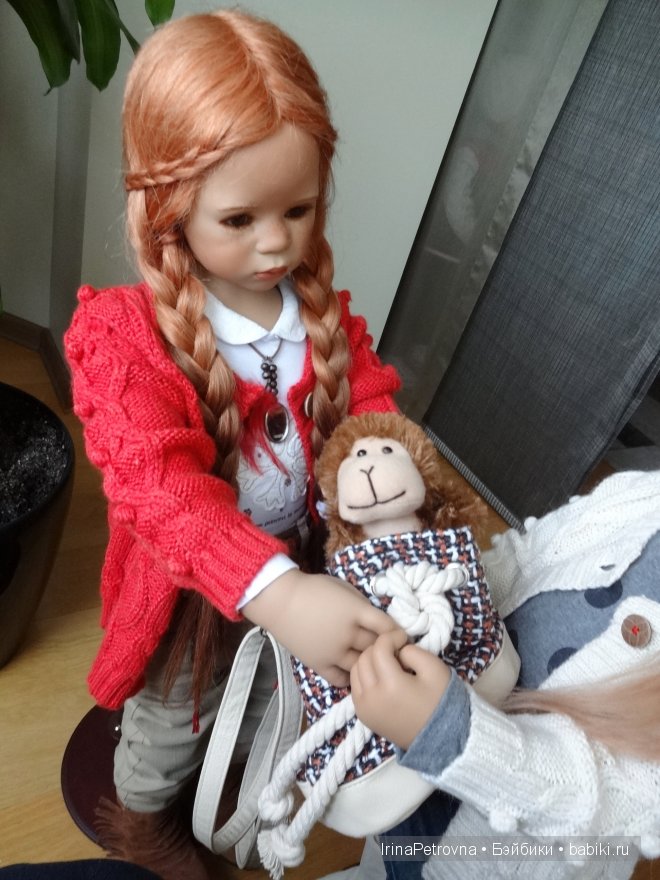 Янтарь и аквамарин. Маливи (Maliwi) и Джинка (Jinka) от Annette Himstedt