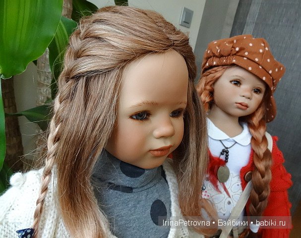 Янтарь и аквамарин. Маливи (Maliwi) и Джинка (Jinka) от Annette Himstedt