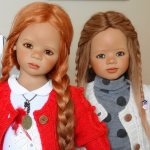 Янтарь и аквамарин. Маливи (Maliwi) и Джинка (Jinka) от Annette Himstedt