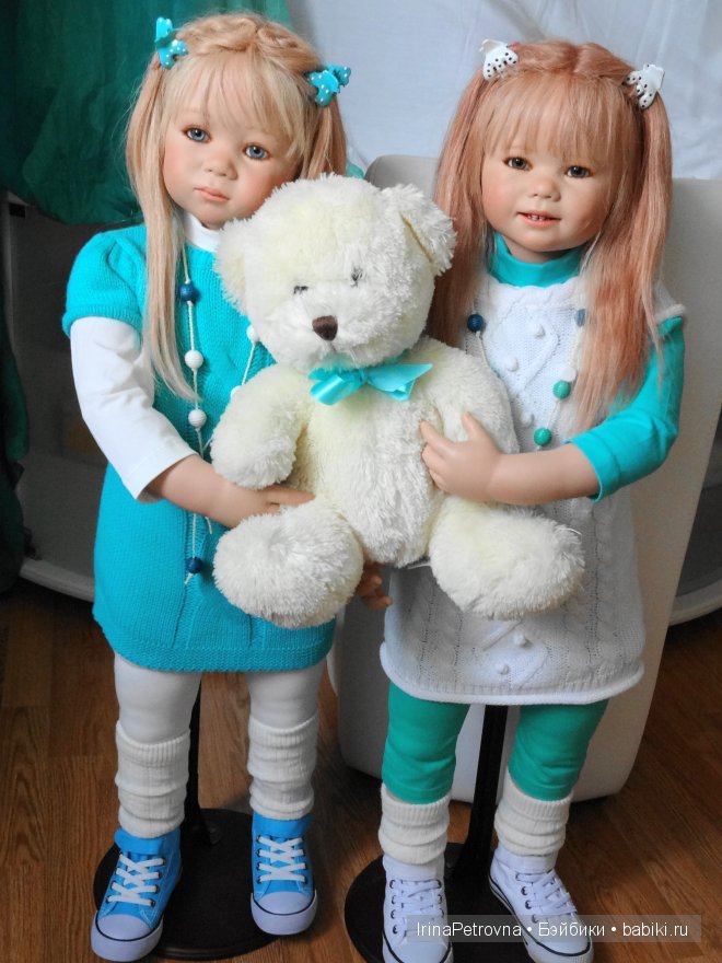 Бирюзовое настроение. Линхен и Гретхен от Annette Himstedt (Linchen, Gretchen)