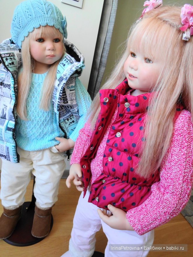 Бирюзовое настроение. Линхен и Гретхен от Annette Himstedt (Linchen, Gretchen)