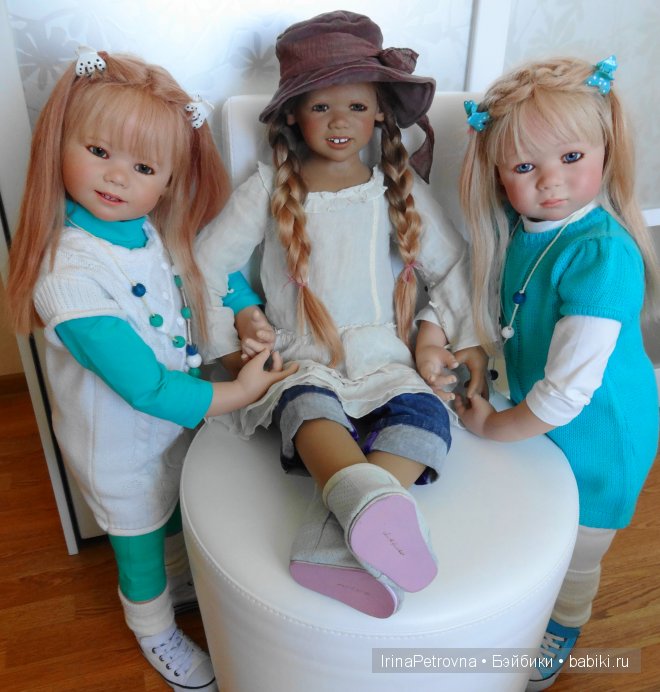 Бирюзовое настроение. Линхен и Гретхен от Annette Himstedt (Linchen, Gretchen)