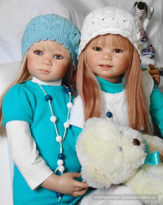 Бирюзовое настроение. Линхен и Гретхен от Annette Himstedt (Linchen, Gretchen)