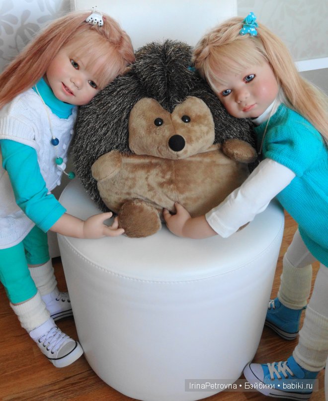 Бирюзовое настроение. Линхен и Гретхен от Annette Himstedt (Linchen, Gretchen)