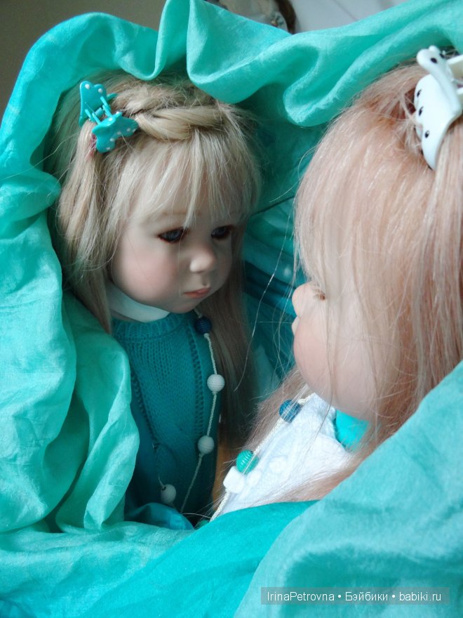 Бирюзовое настроение. Линхен и Гретхен от Annette Himstedt (Linchen, Gretchen)