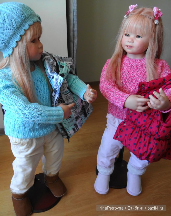 Бирюзовое настроение. Линхен и Гретхен от Annette Himstedt (Linchen, Gretchen) (фото 6)