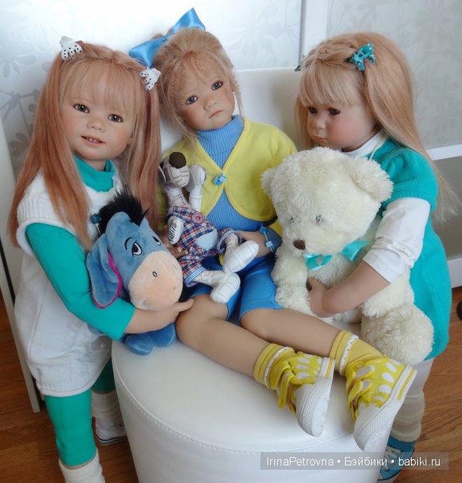 Бирюзовое настроение. Линхен и Гретхен от Annette Himstedt (Linchen, Gretchen)