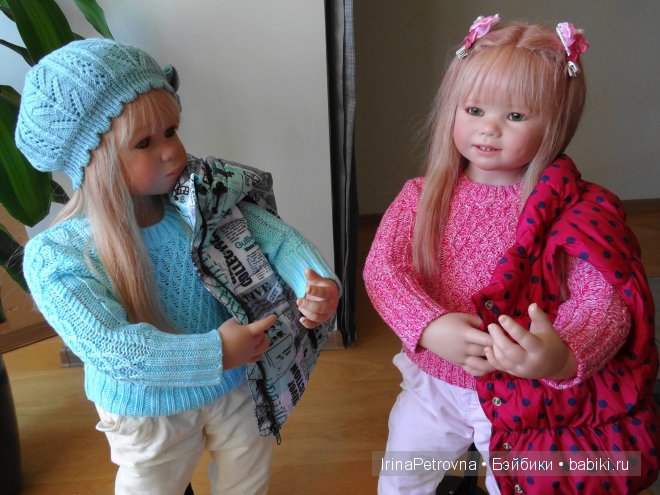 Бирюзовое настроение. Линхен и Гретхен от Annette Himstedt (Linchen, Gretchen) (фото 7)