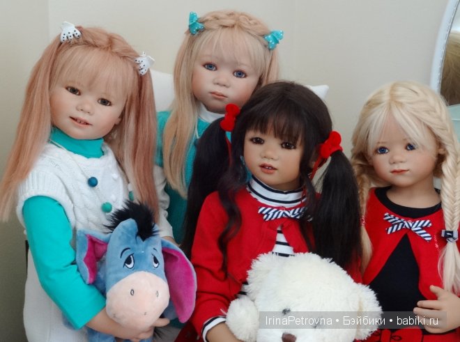 Бирюзовое настроение. Линхен и Гретхен от Annette Himstedt (Linchen, Gretchen)